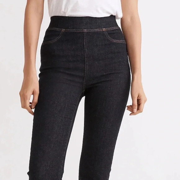 Madewell Pull-On Skinny Flare Jeans in Havenley Wash vintage style high rise - Picture 4 of 15